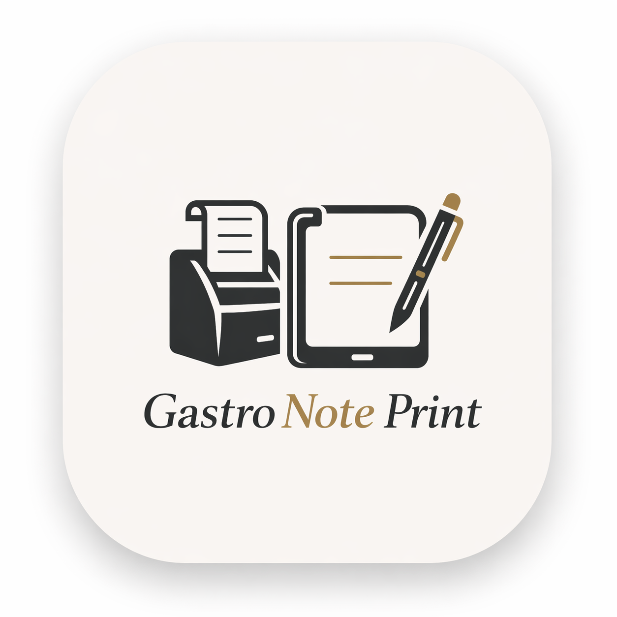 GastroNotePrint Logo